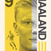 Erling Haaland Dortmund Football Sports Poster