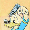 Gun To The Head Donald Duck Poster