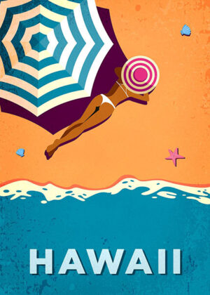 Hawaii Travel Poster