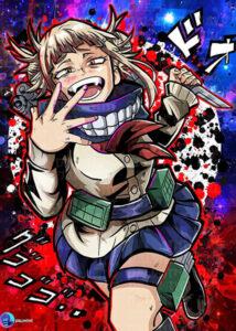 Himiko Toga My Hero Academia Anime Comic Poster