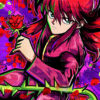 Kurama The Flower Prince Yu Yu Hakusho Anime Comic Poster