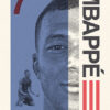 Kylian Mbappé Paris Football Sports Poster