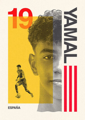 Lamine Yamal España Football Sports Poster