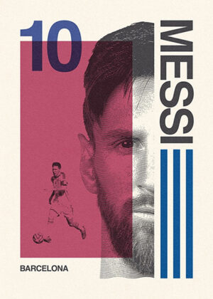 Lionel Messi Fc Barcelona Football Sports Poster