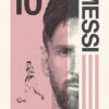 Lionel Messi Inter Miami Football Sports Poster