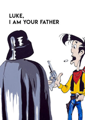 Luke I Am Your Father Darth Vader Poster