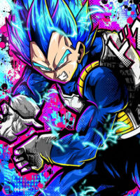 Prince Vegeta Dragon Ball Super Hero Anime Comic Poster