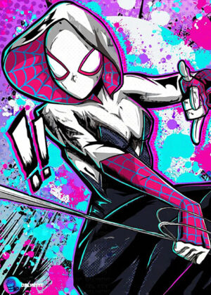 Spider Gwen Stacy Comic Poster