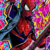 Spiderman Musical Guitar Comic Poster