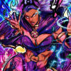 Superhero Storm Anime Comic Poster