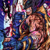 Superhero Wolverine Anime Comic Poster