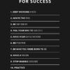 10 Rules For Success Jordan Motivational Quote Poster