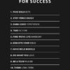 10 Rules Of Success Bezos Motivational Quote Poster