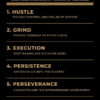 6 Keys To Success Motivational Quote Poster