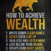 7 Tips To Achieve Wealth Success Poster