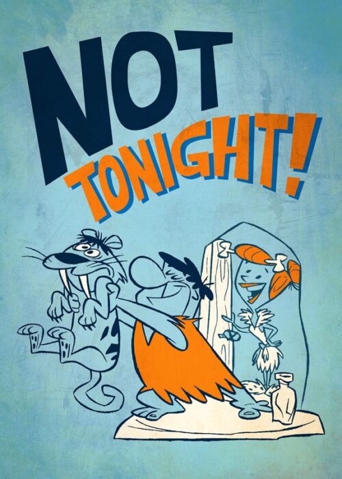 All Bark No Bite The Flintstones Poster