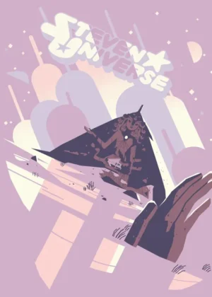 Amethyst Clouds Steven Universe Poster