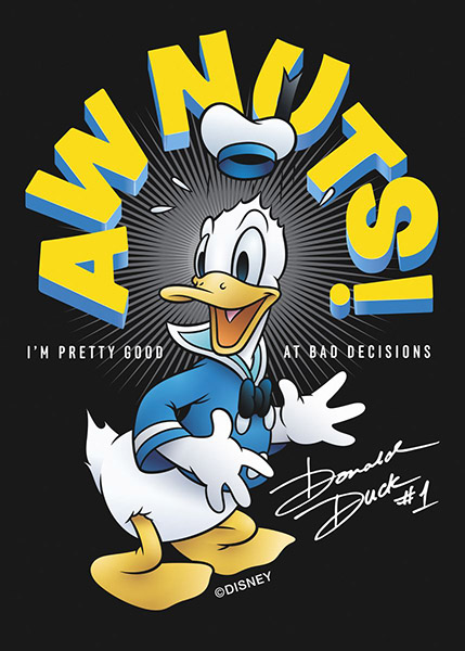 Aw Nuts Donald Poster