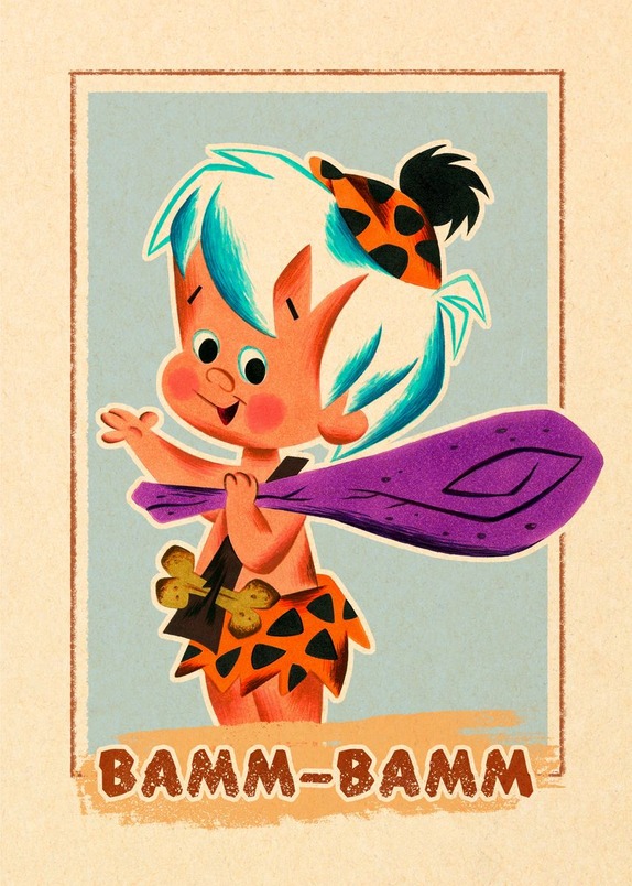 Bamm Bamm Rubble The Flintstones Poster