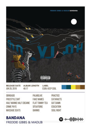 Bandana By Freddie Gibbs & Madlib Album Poster