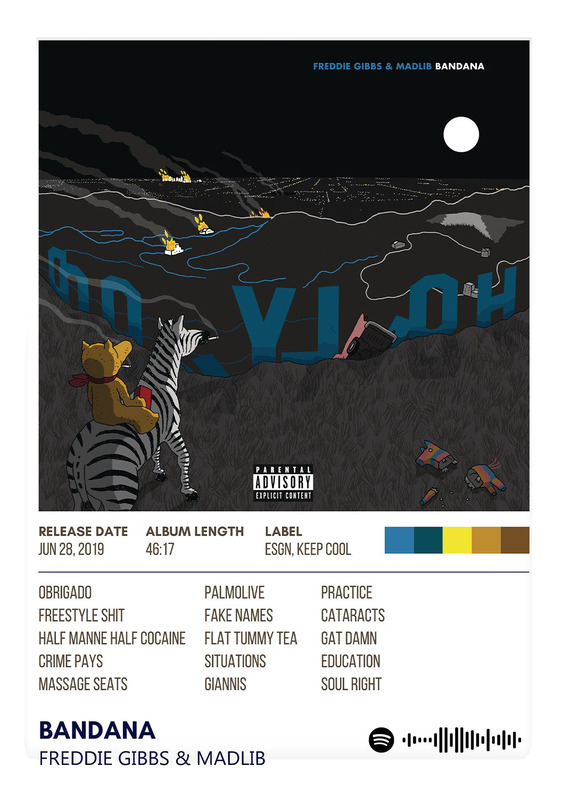 Bandana By Freddie Gibbs & Madlib Album Poster