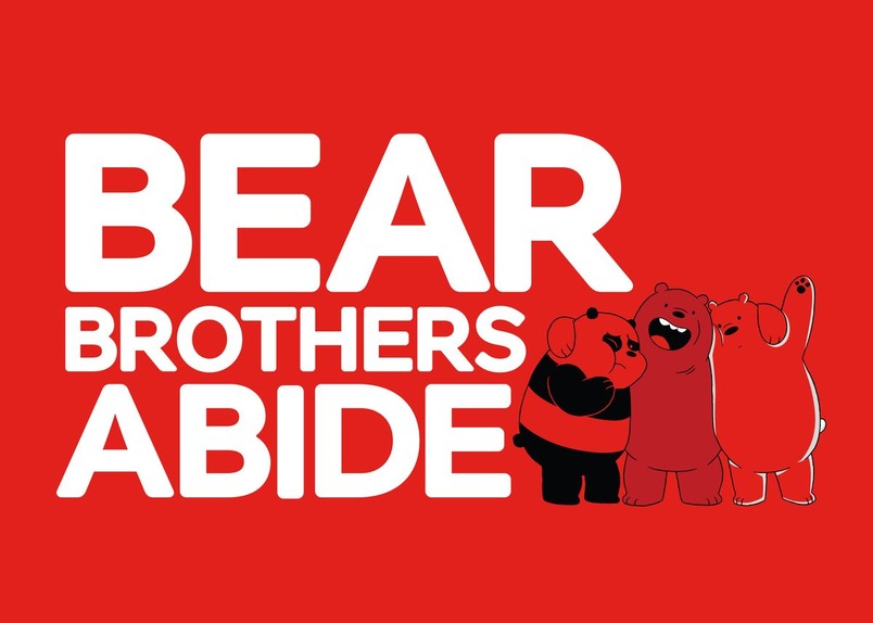 Bear Brothers Abide We Bare Bears Poster