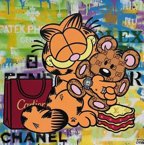 Bear Hugz Garfield Poster