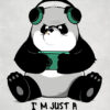 Geek Gamer Panda Poster