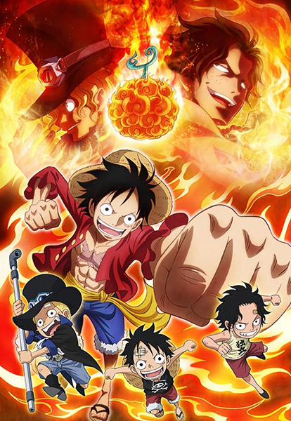 Brothers Luffy Ace Sabo One Piece Poster