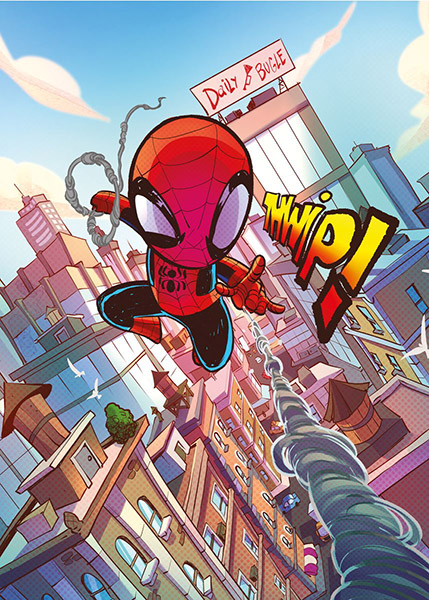 Chibi Spiderman Poster