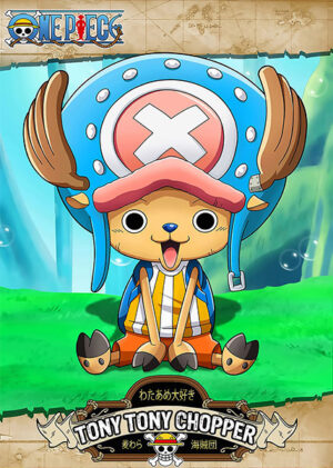 Cotton Candy Lover Tony Tony Chopper One Piece Poster