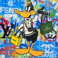 Daffy Does Luxury Poster