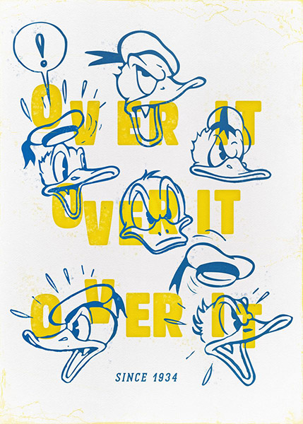 Donald Over It Poster