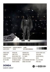 Donda By Kanye West Music Album Poster