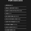 Elon Musk 10 Rules To Success Motivational Quote Poster