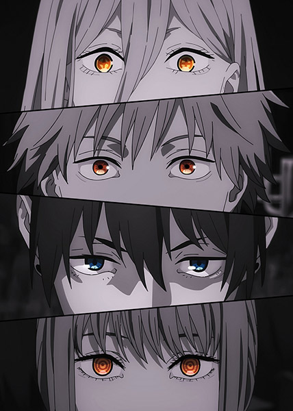 Eyes Chainsaw Man Poster