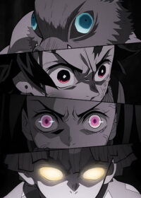 Eyes Hashira Demon Slayer anime Poster