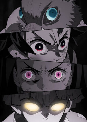 Eyes Hashira Demon Slayer Anime Poster