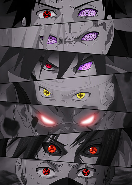 Eyes Naruto Shippuden Poster