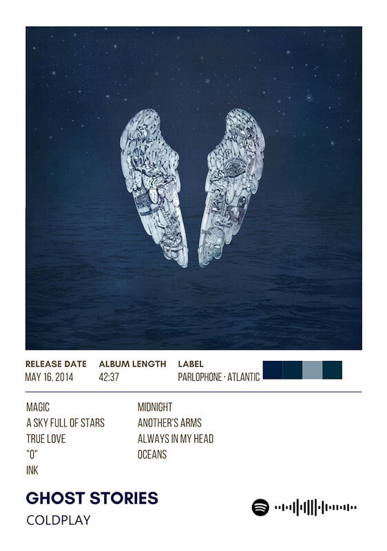 Ghost Stories Coldplay Album Poster