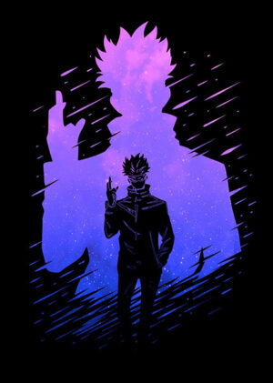 Gojo Jujutsu Kaisen Minimal Poster