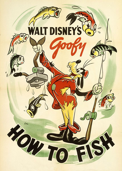 Goofy How To Fish Poster