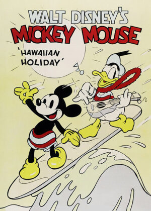 Hawaiin Holiday Mickey Poster