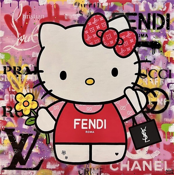 Hello Kitty Shopping Poster