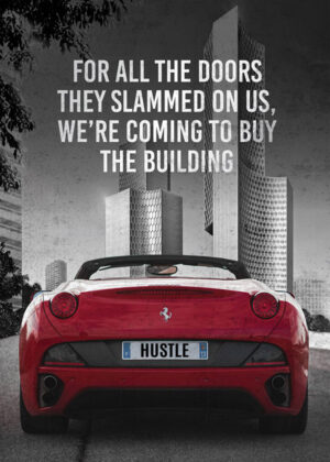 Hustle Motivation Poster