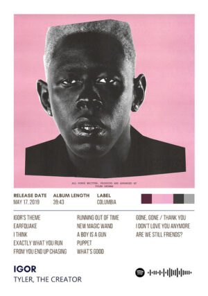 Igor By Tyler The Creator Album Poster