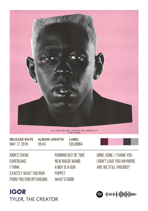 Igor By Tyler The Creator Album Poster