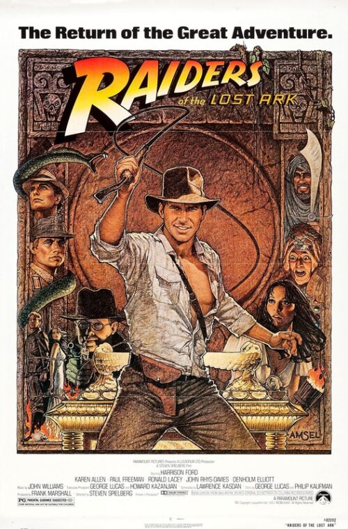 Indiana Jones Raiders Of The Lost Ark 1981 Movie Poster