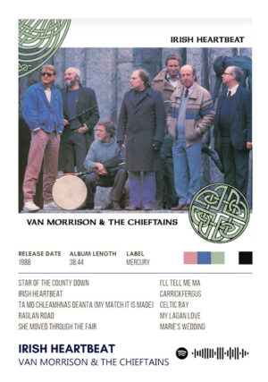 Irish Heartbeat By Van Morrison & The Chieftains Album Poster