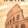 Italy Rome Travel Poster